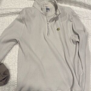 Straight down golf quarter zip